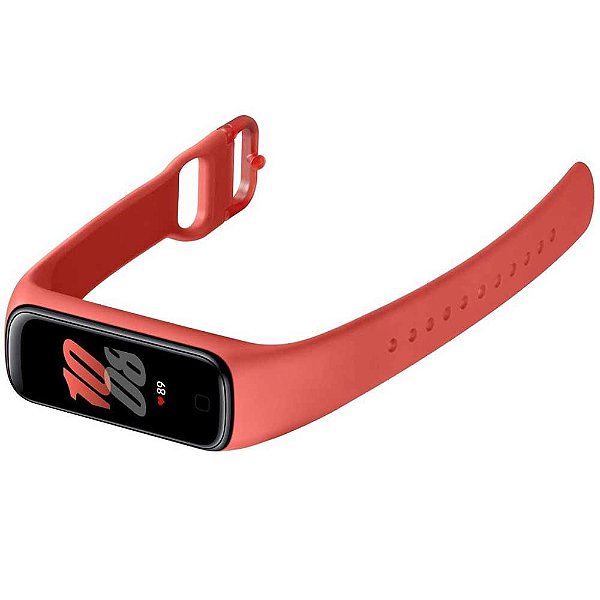 Pulseira Inteligente Smartband Samsung Fit2 - Vermelho