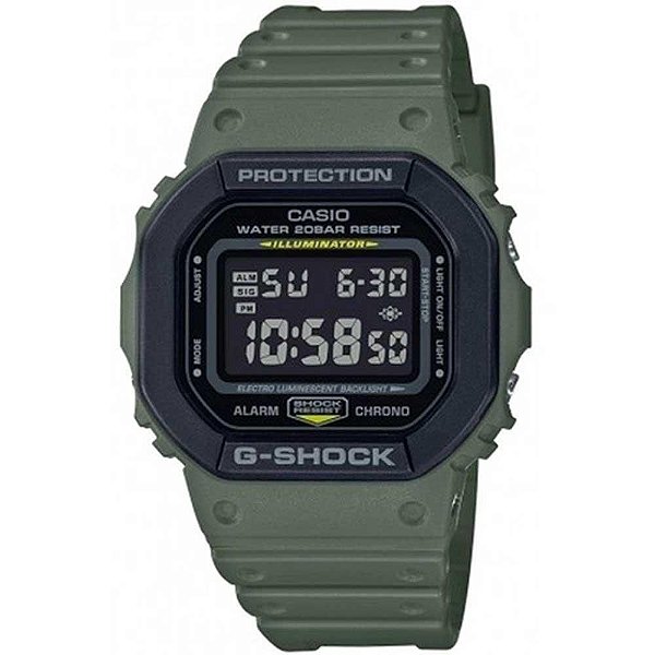 Relógio Masculino Casio G-Shock DW-5610SU-3DR - Verde