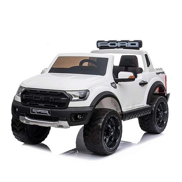 Mini Carro Elétrico Importway Ford Raptor Branco BW121BR
