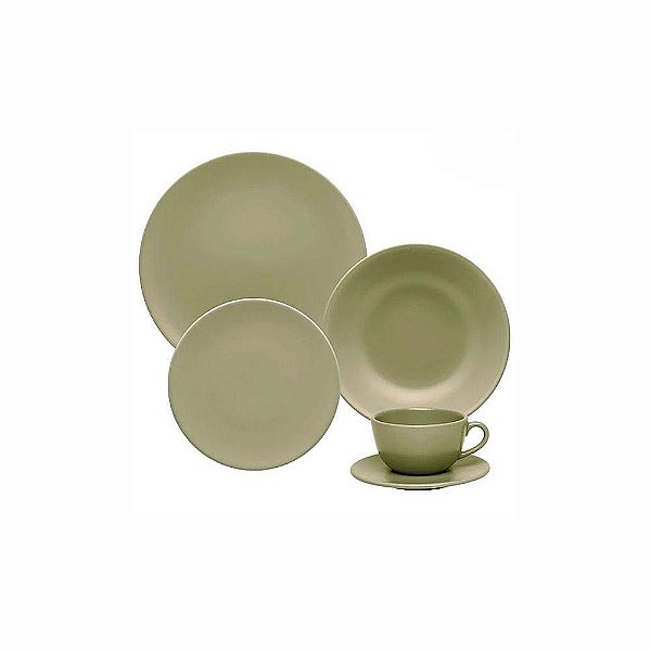 Aparelho de Jantar/Chá 30 PÇS Unni Oliva Oxford-AMA3-5508