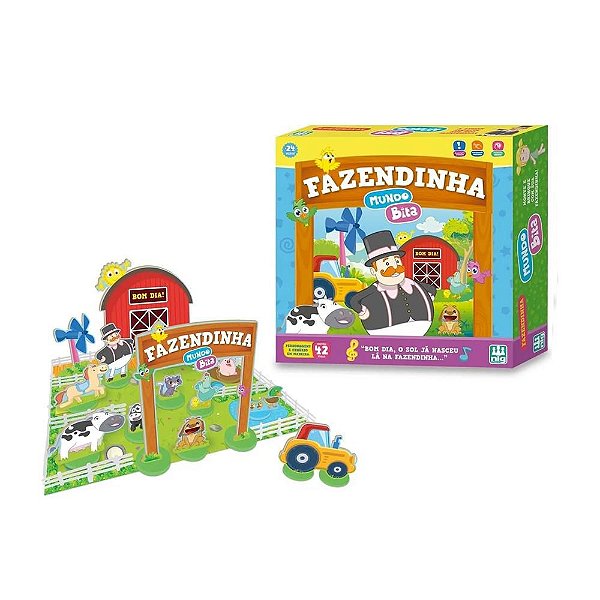 Brinquedo Fazendinha Mundo Bita NIG - Ref.0693