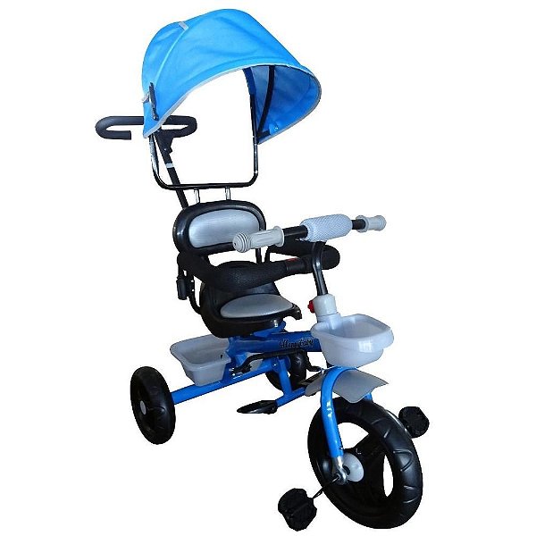 Triciclo Infantil Brinqway com Capota BW-084AZ - Azul