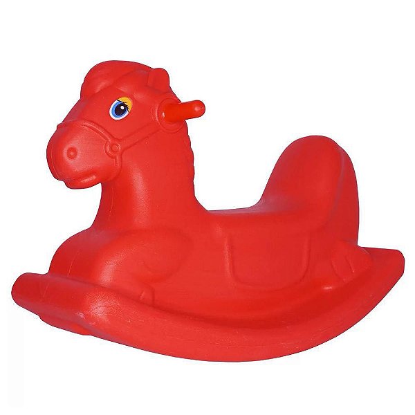 Gangorra Cavalinho Brinqway Vermelho - BW049VM