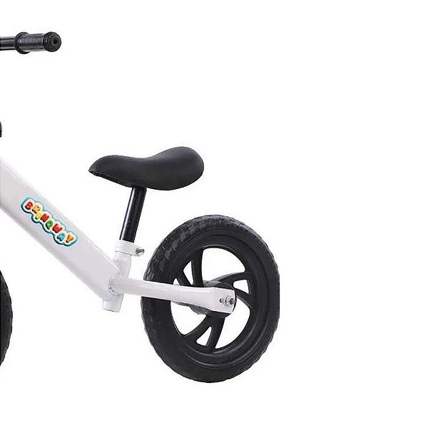 Bicicleta Sem Pedal Importway Balance BW152BR - Branco