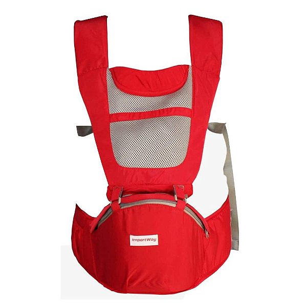 Canguru Ergonômico Importway BWCER001VM - Vermelho