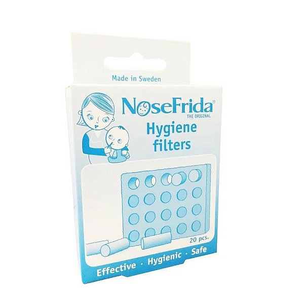 Filtro P/ Aspirador Nasal Nosefrida - 20 Unidades