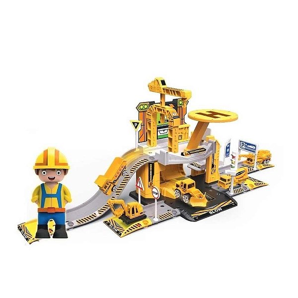 Brinquedo Express Wheels Garagem Construção Multikids BR1239