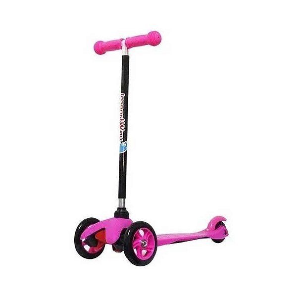 Patinete Infantil Brinqway 3 Rodas BW011R - Rosa