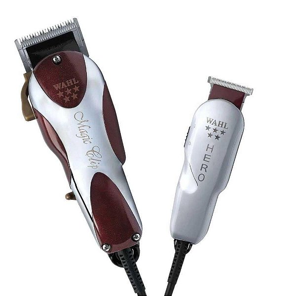 Kit Máquina de Cabelo Wahl Magic Clip Hero 8451-55-8991CB 127V