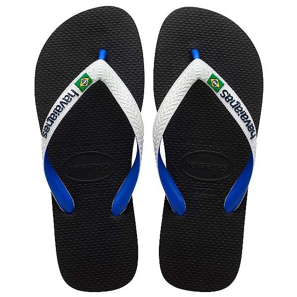 Chinelo Havaianas Top Mix Brasil Preto - 41/42