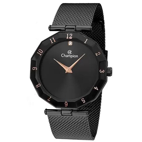 Relógio Feminino Champion Analogico CN20864N - Preto