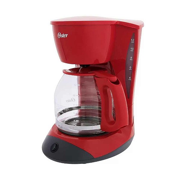 Cafeteira Elétrica Coffee Maker Oster 900W Vermelho - 127V