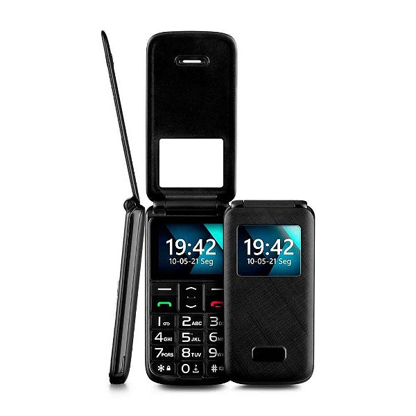 Celular Multilaser Flip Vita Lite Preto - P9142