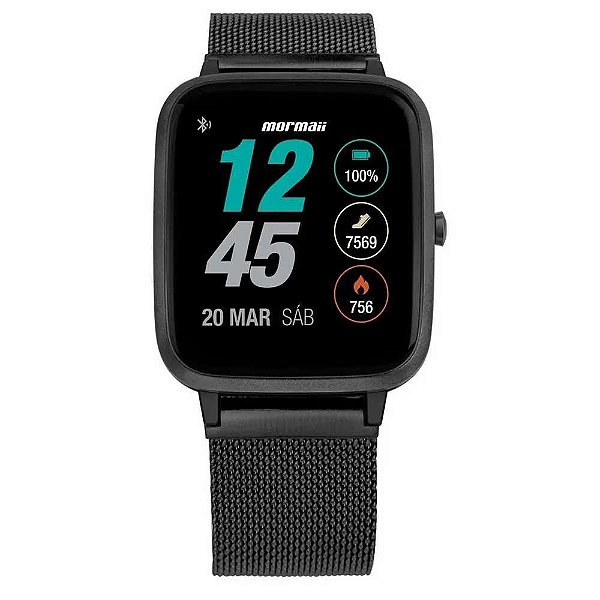 Smartwatch Mormaii Bluetooth MOLIFEAI/7P - Preto