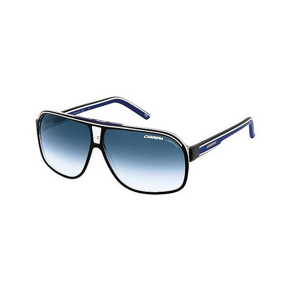 Óculos de Sol Masculino Carrera Grand Prix 2 Black White Blue