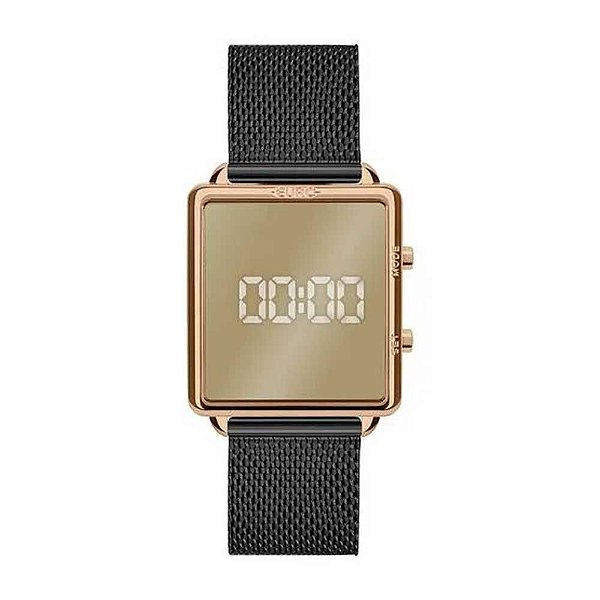 Relógio Feminino Euro Digital EUJHS31BAOS/4D - Preto/Rosé