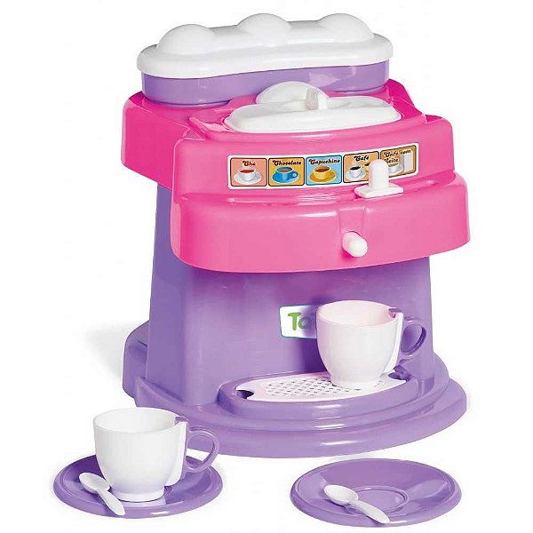 Brinquedo Maquina de Café e Suco Tateti Ref.356 - Roxo/Rosa