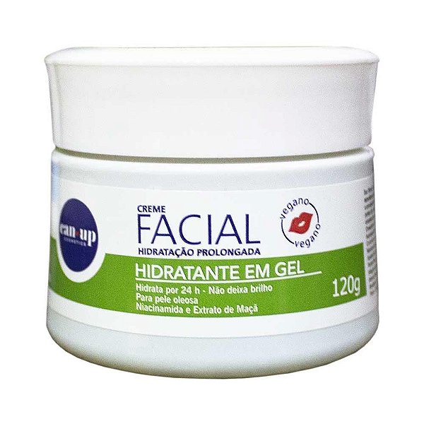 Creme Facial Hidratante em Gel Can-Up 120g