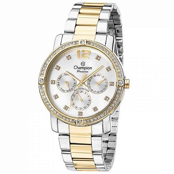 Relógio Feminino Champion Analogico CH38397S - Bicolor