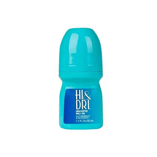 Desodorante Masculino Hi & Dri Unscented Roll-on - 50ml