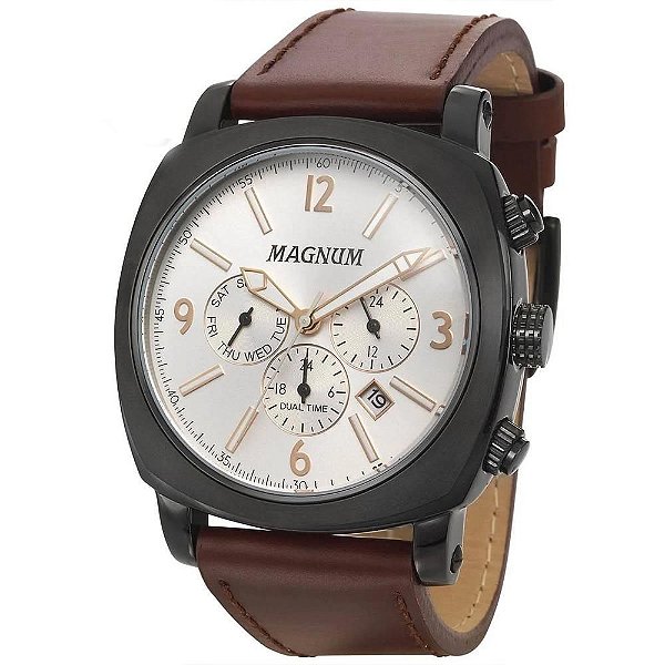 Relógio Masculino Magnum Analógico MA34512D - Marrom