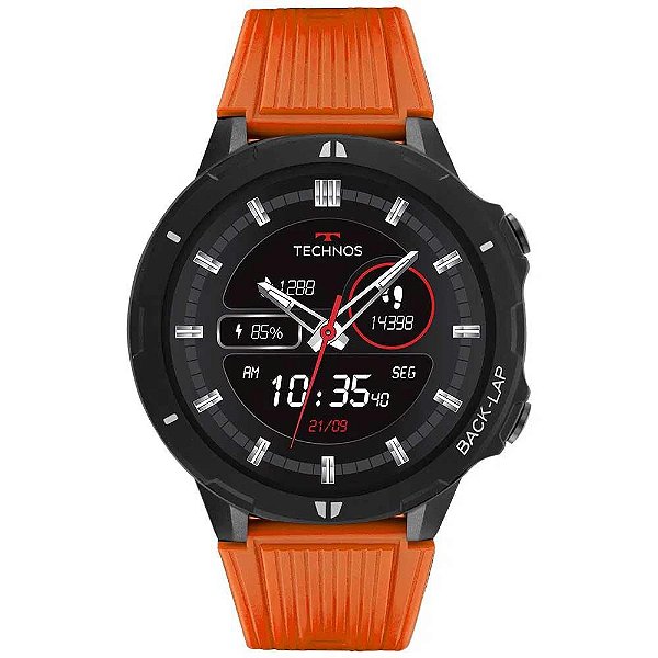 Smartwatch Technos Bluetooth TSPORTSAB/8L - Preto