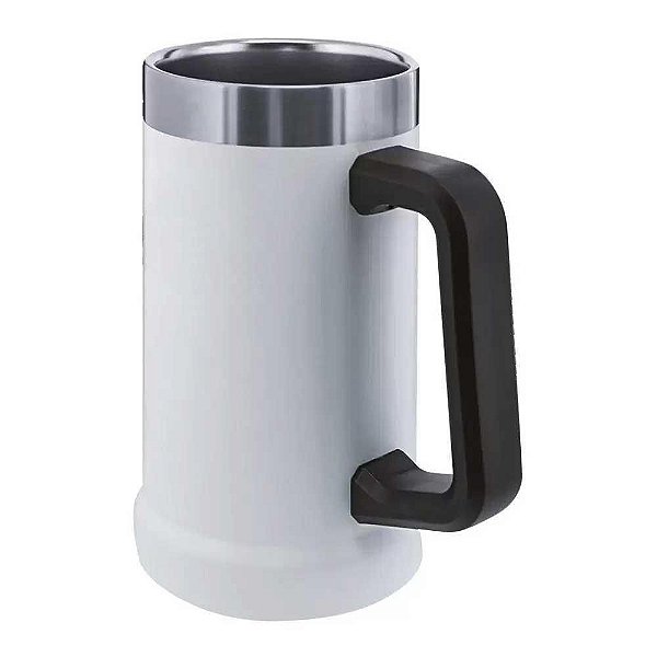 Caneca Térmica P/ Cerveja Mimo Style 700ml - Branco