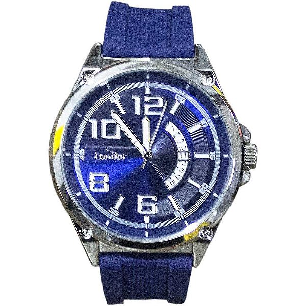 Relógio Masculino Condor Analogico COPC32EP/5K Prata/Azul