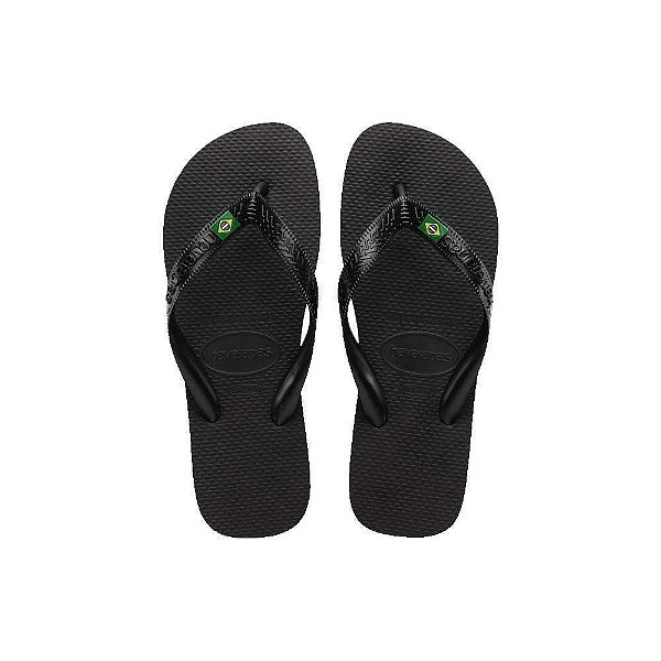 Chinelo Havaianas Brasil Light Preto - 43/44