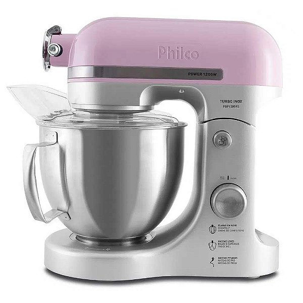 Batedeira Planetária Philco Turbo Inox PBP1200RS - 127V