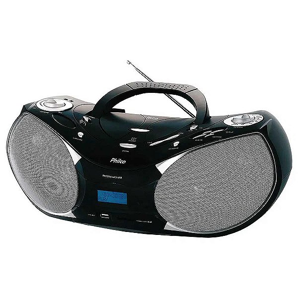 Rádio Boombox Philco MP3 USB PH229N Preto - Bivolt