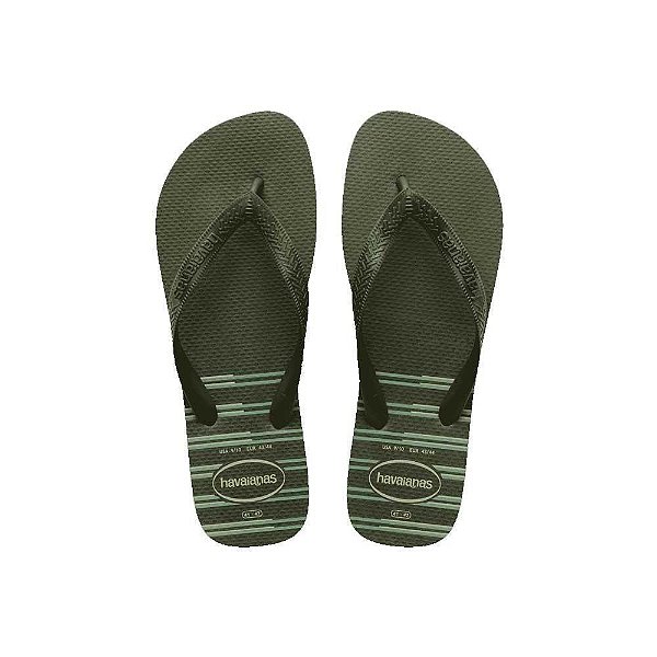Chinelo Havaianas Top Basic Verde Musgo - 43/44