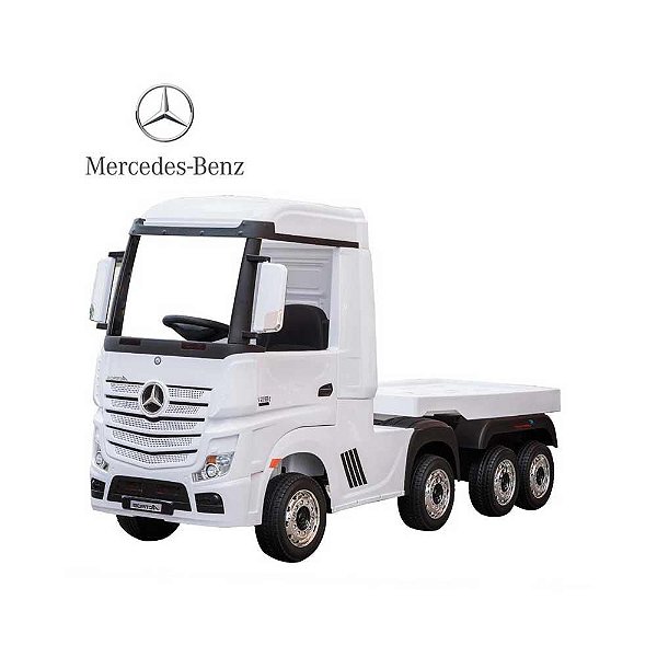 Caminhão Elétrico C/ Carreta 12V Importway BW187BR - Branco