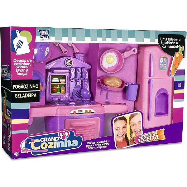 Brinquedo Grand Cozinha Fogão/Geladeira Zuca Toys Ref.7815