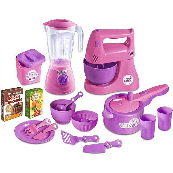 Brinquedo Kit Show de Cozinha 22pçs Zuca Toys Ref.7633