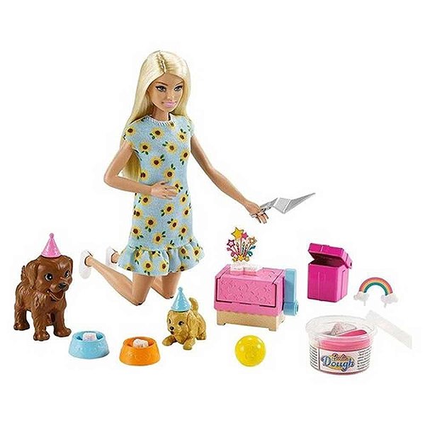 Boneca Barbie Festa do Filhote Mattel - GXV74