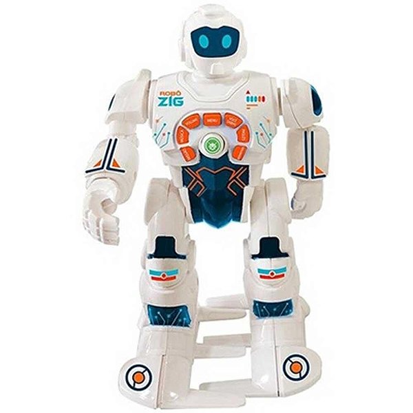 Brinquedo Robô Zig Educativo Polibrinq Ref.9031
