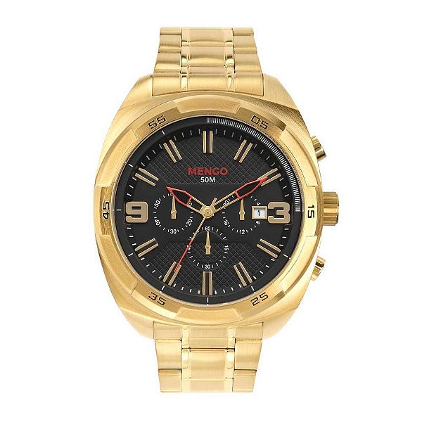 Relógio Masculino Technos Flamengo FLAVD53AA/5D Dourado