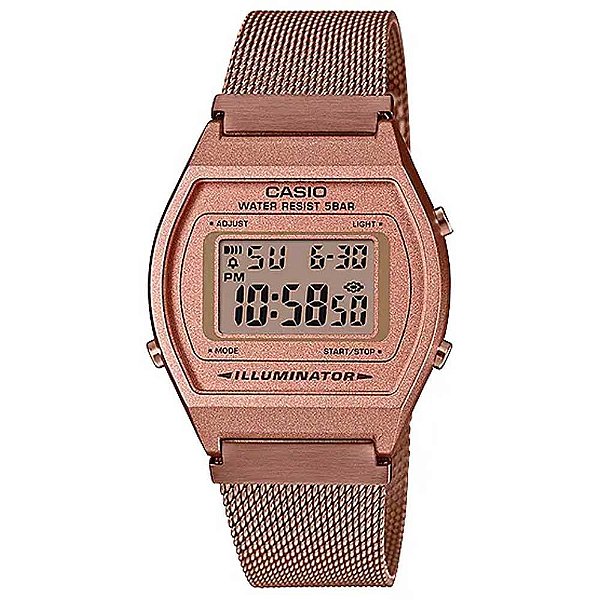 Relógio Feminino Casio Digital B640WMR-5ADF Rosé