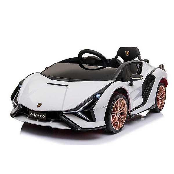 Mini Carro Elétrico Importway Lamborghini 6V BW181BR Branco