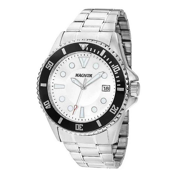 Relógio Masculino Magnum Analógico MA33059Q - Prata
