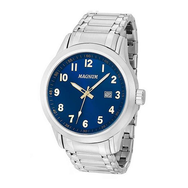 Relógio Masculino Magnum Analógico MA33282F - Prata