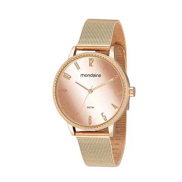 Relógio Feminino Mondaine Analogico 32283LPMVRE2 - Rosé