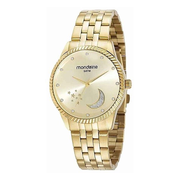 Relógio Feminino Mondaine Analogico 32343LPMVDE1 - Dourado