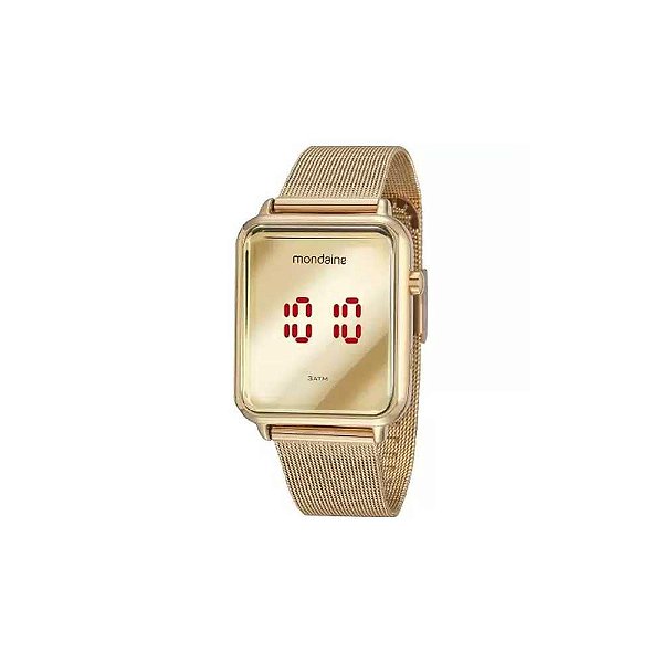 Relógio Feminino Mondaine Digital 32171LPMVDE1 - Dourado - Shoploko - Por  você, para você