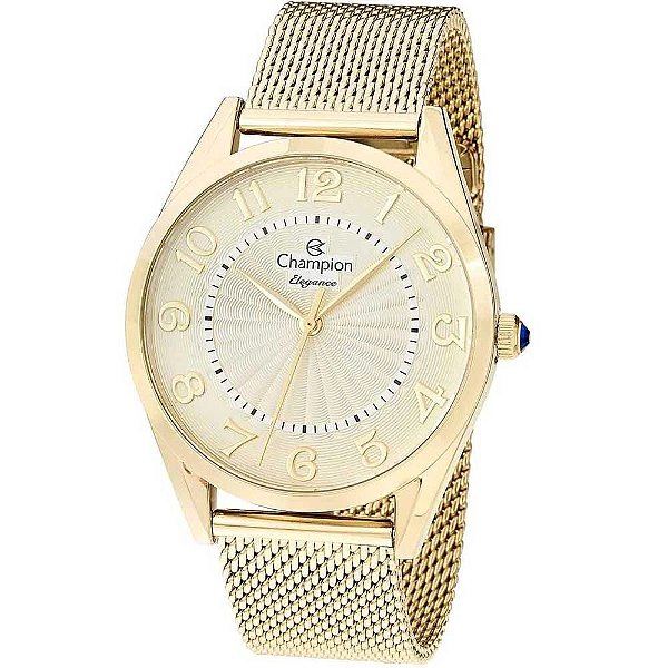 Relógio Feminino Champion Analogico CN24459G - Dourado