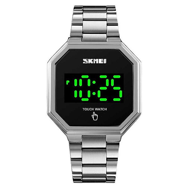 Relógio Unissex Skmei Digital 1696 SK40064 Prata