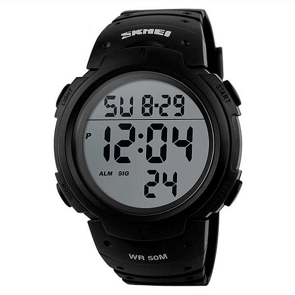 Relógio Masculino Skmei Digital 1068 SK40089 Preto