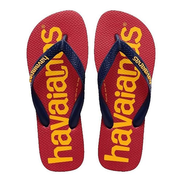 Chinelo Havaianas Top Logomania 2 Marinho - 45/46