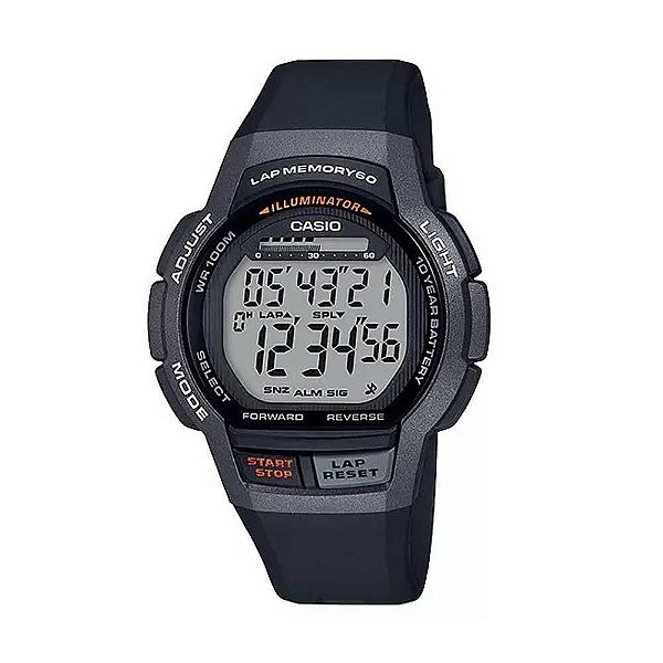 Relógio Masculino Digital Casio WS-1000H-1AVDF - Preto